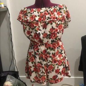 Off the shoulder romper